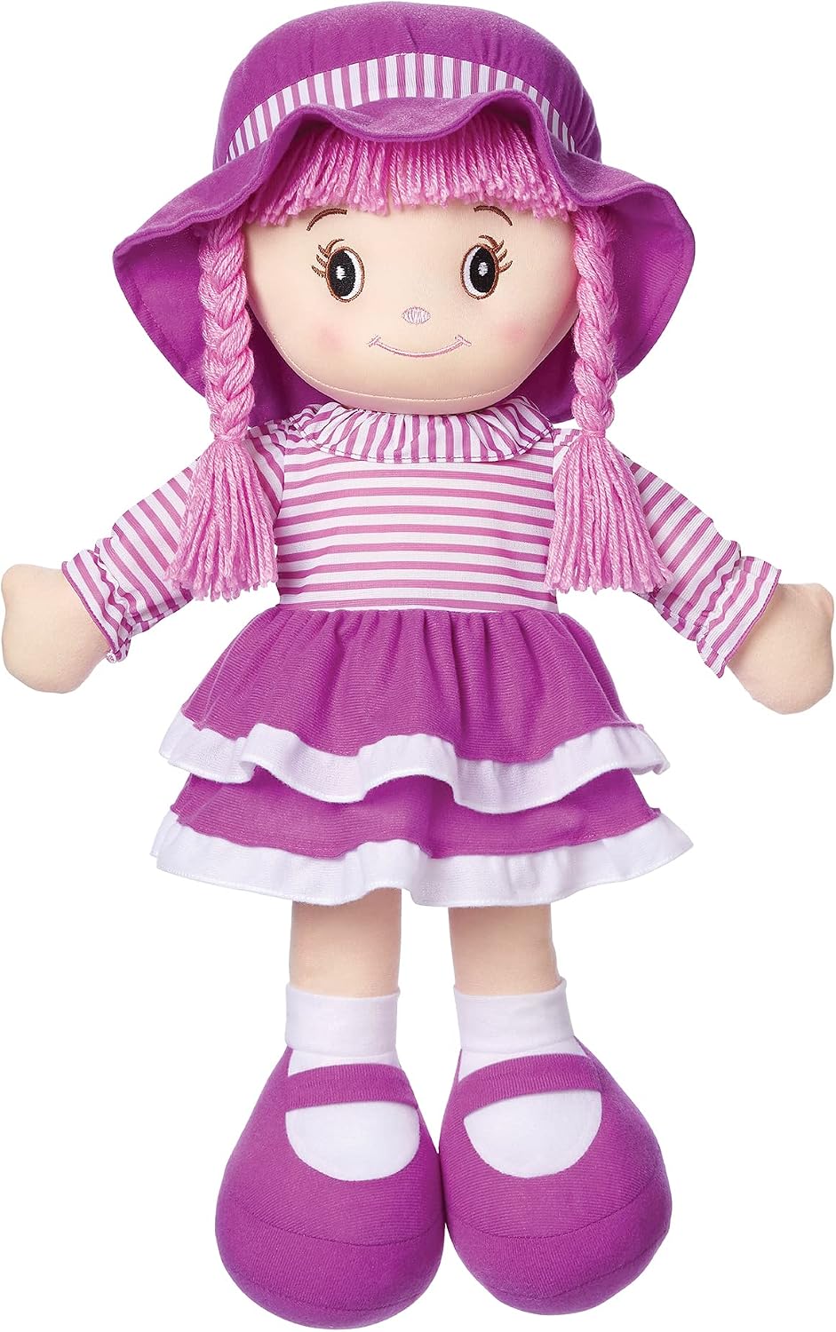 24" Purple Theme Cuddle Rag Doll