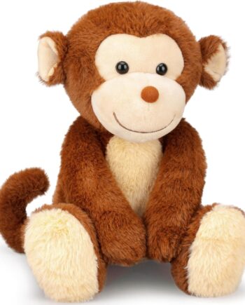 12.5" Fluffy Monkey Plushie